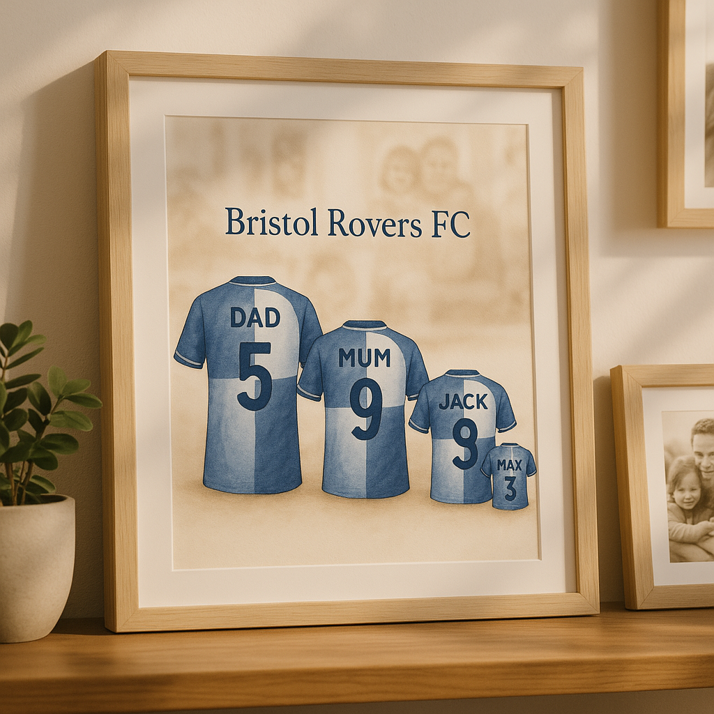 Football Shirt Personalised Illustration