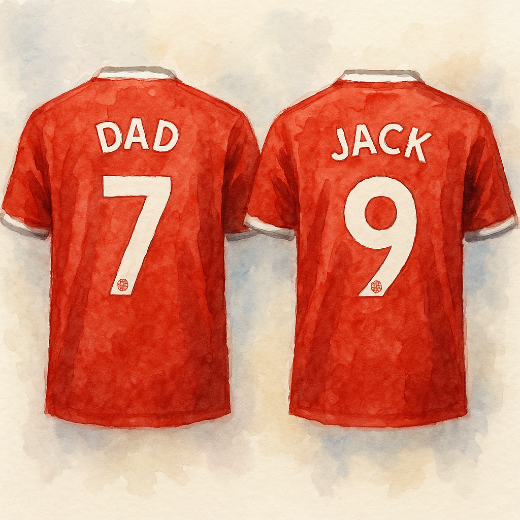 Football Shirt Personalised Illustration