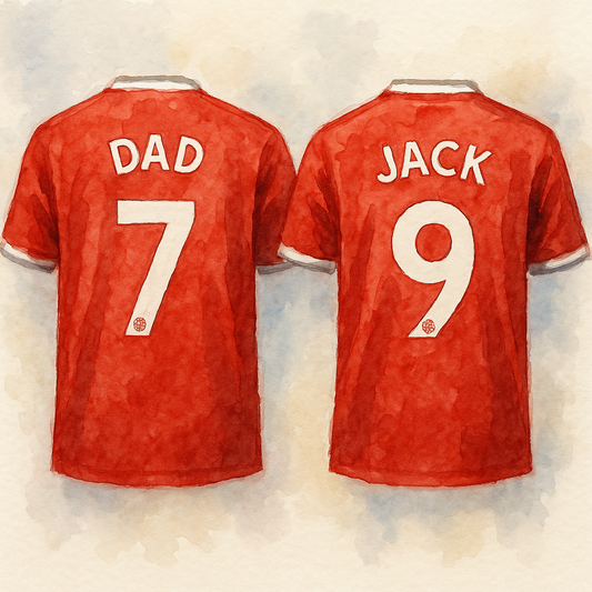 Football Shirt Personalised Illustration