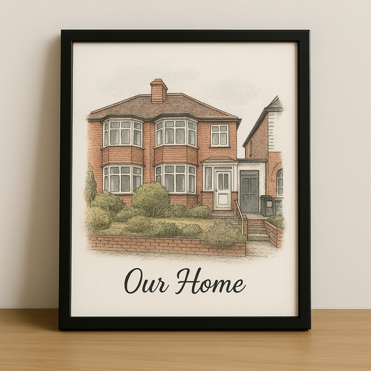 Your Home Personalised Print Illustration