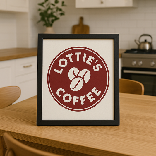 Personalised Coffee Print Illustration