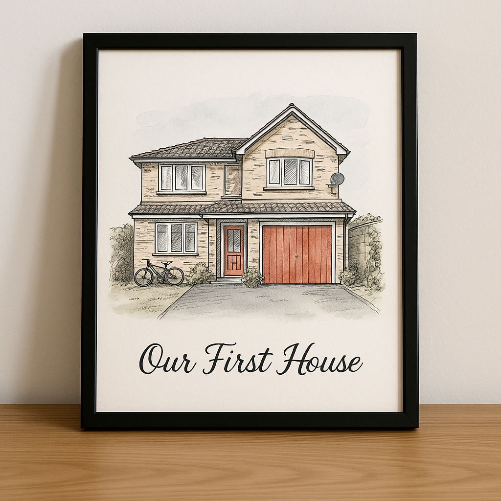 Your Home Personalised Print Illustration