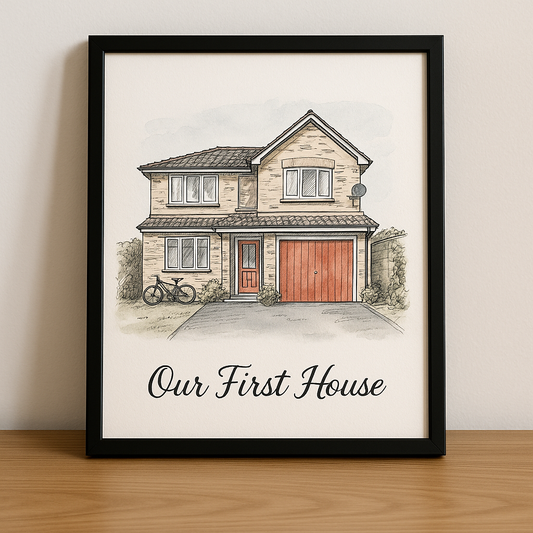 Your Home Personalised Print Illustration
